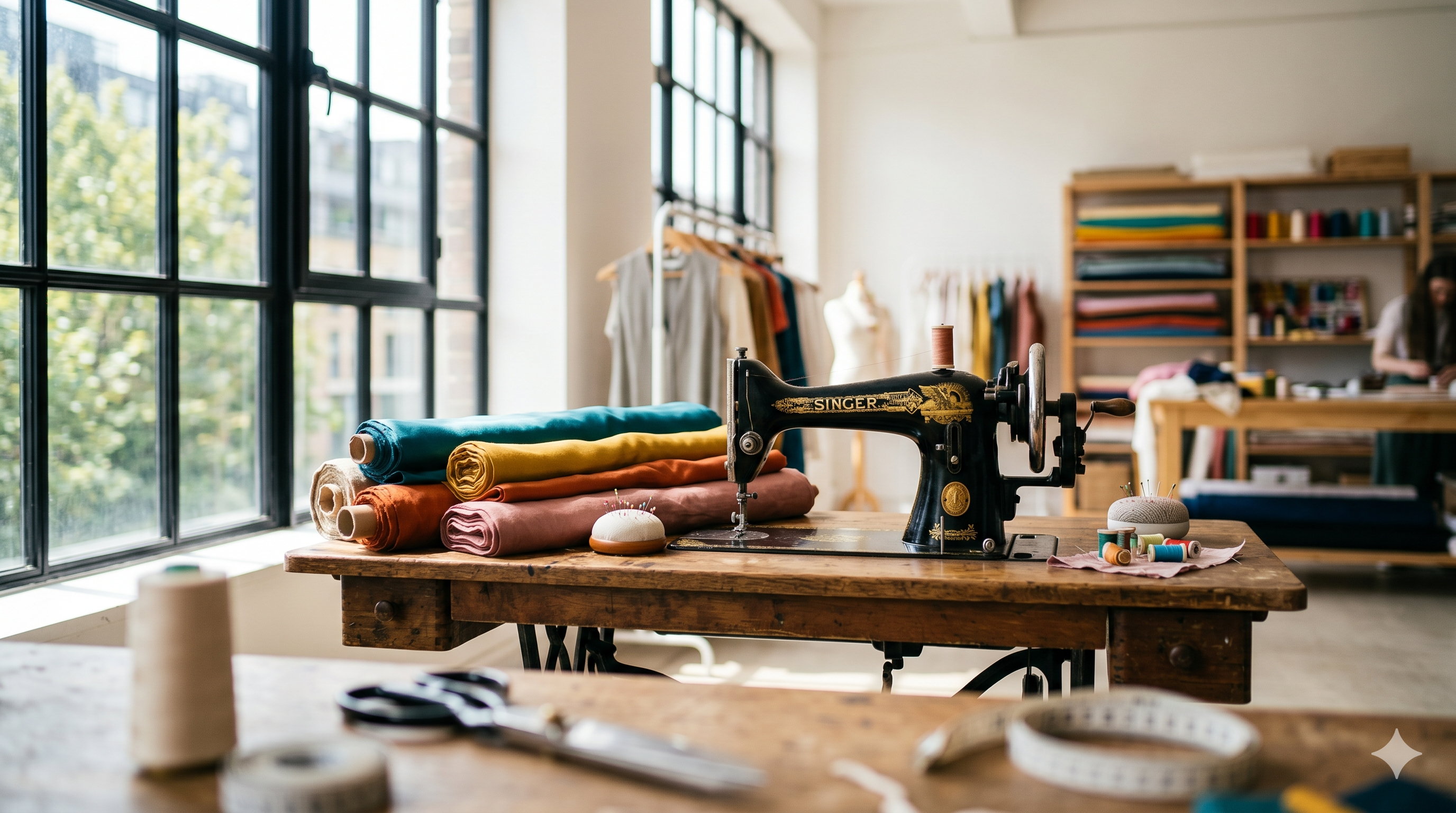 Outils de tailleur et tissus